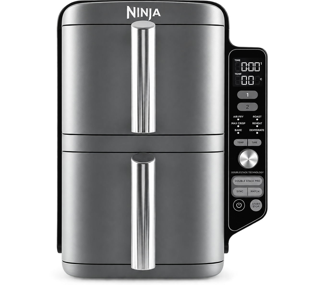 Ninja Double Stack SL400EU 9,5 liter airfryer met twee gestapelde lades